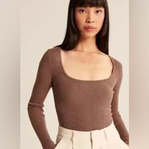 Abercrombie Squareneck Sweater Bodysuit